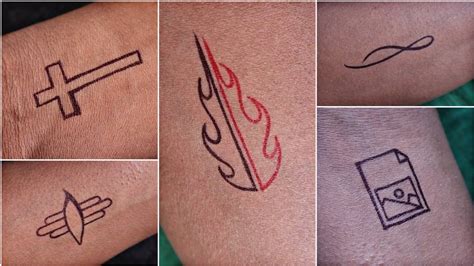 drawing tattoos with pens|easy pen drawing tattoo ideas.